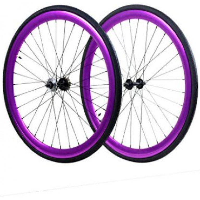 Purple Fixie Wheels
