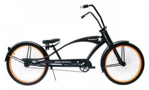 Black Chopper Cruiser Bike