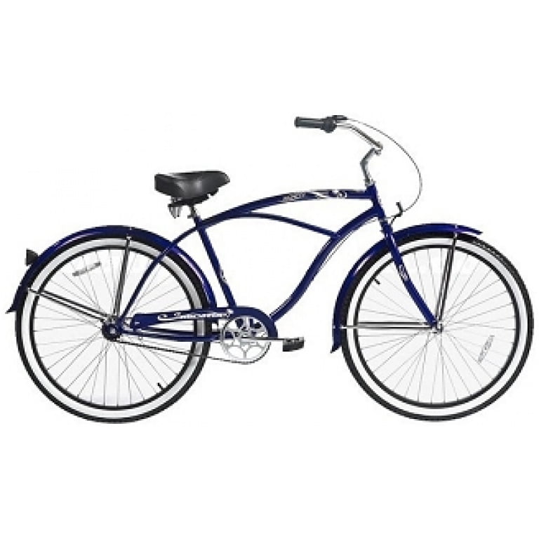Dark Blue Cruiser Bike