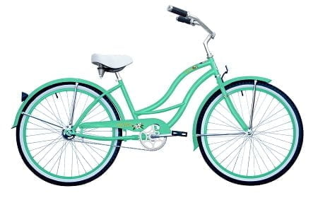 mint green cruiser bike