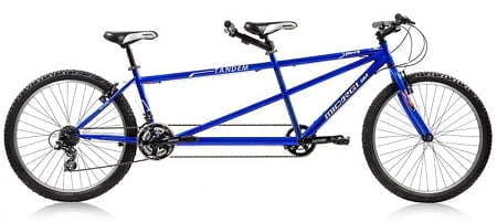 Blue Tandem Bike