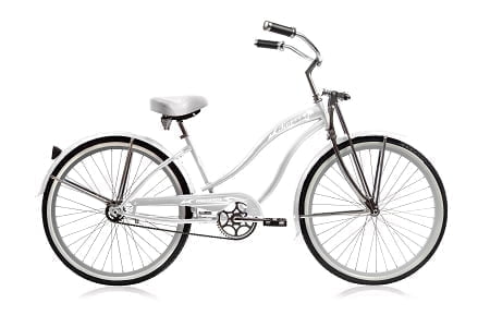 White Cruiser Bike