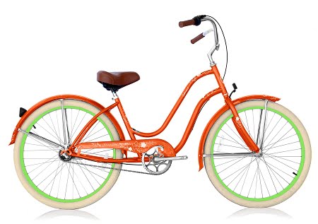 Orange Cruiser Bike