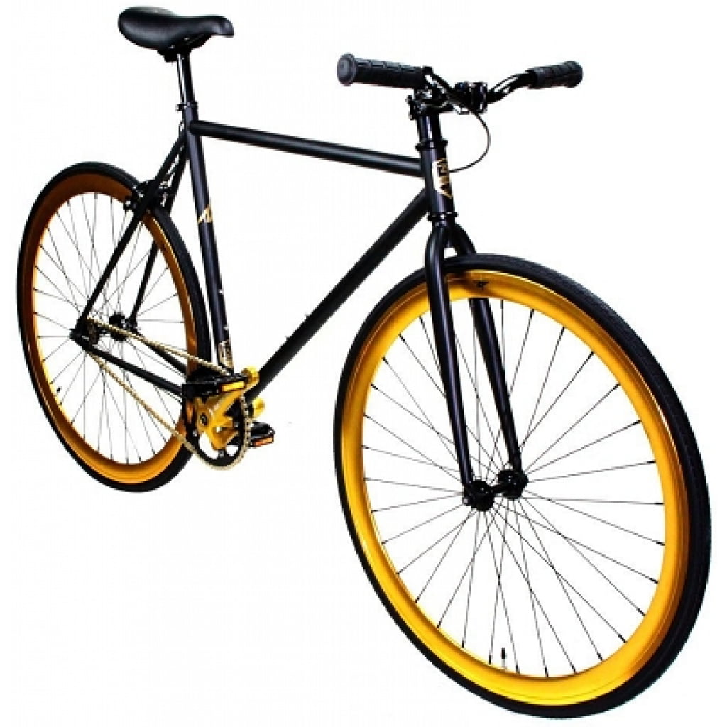 Zycle Fix Fixed Gear Bike Gold Black Chubbys Bikes